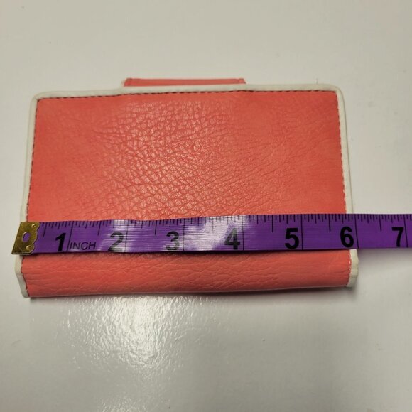 Two Coral Pink Wallet Purse - Picture 10 of 16
